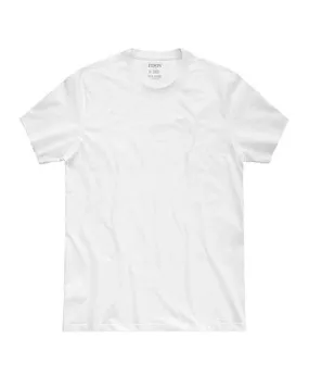 100% Organic Cotton Crew Neck T-shirt - White