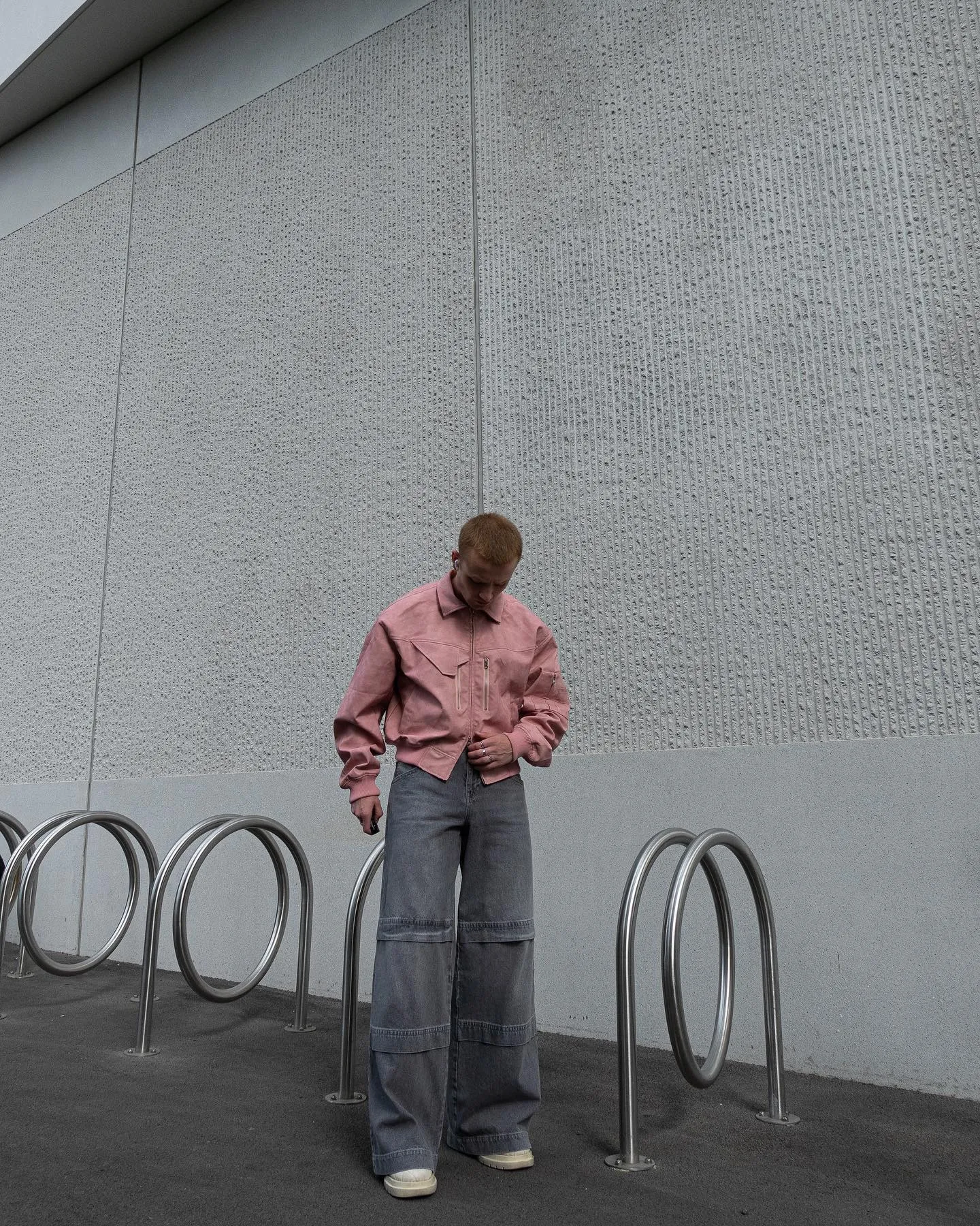 【23s August】Gradient Shoulder Pad Jacket