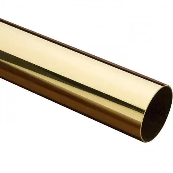 2" Diameter X .065 X 12' Polished Brass Tubing