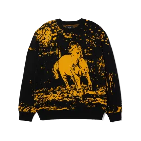 #5 Horse Crewneck Sweater