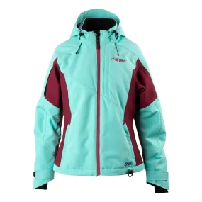 509  Womens Range Insulated Snowmobile Jacket 5Tech Thinsulate Teal Maroon