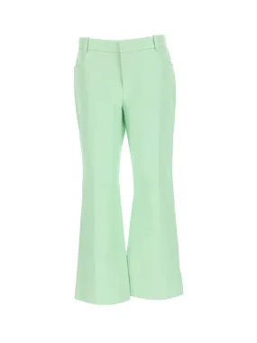 AMI Flared Cropped Trousers