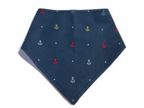 Anchors Away - Eco-friendly Snap On Bandana - Made in the USA