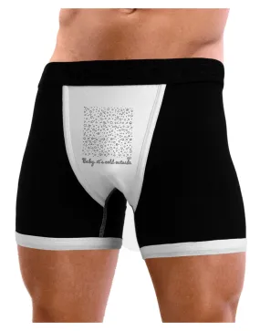 Baby It's Cold Outside Falling Snowflakes - Christmas Mens Boxer Brief Underwear