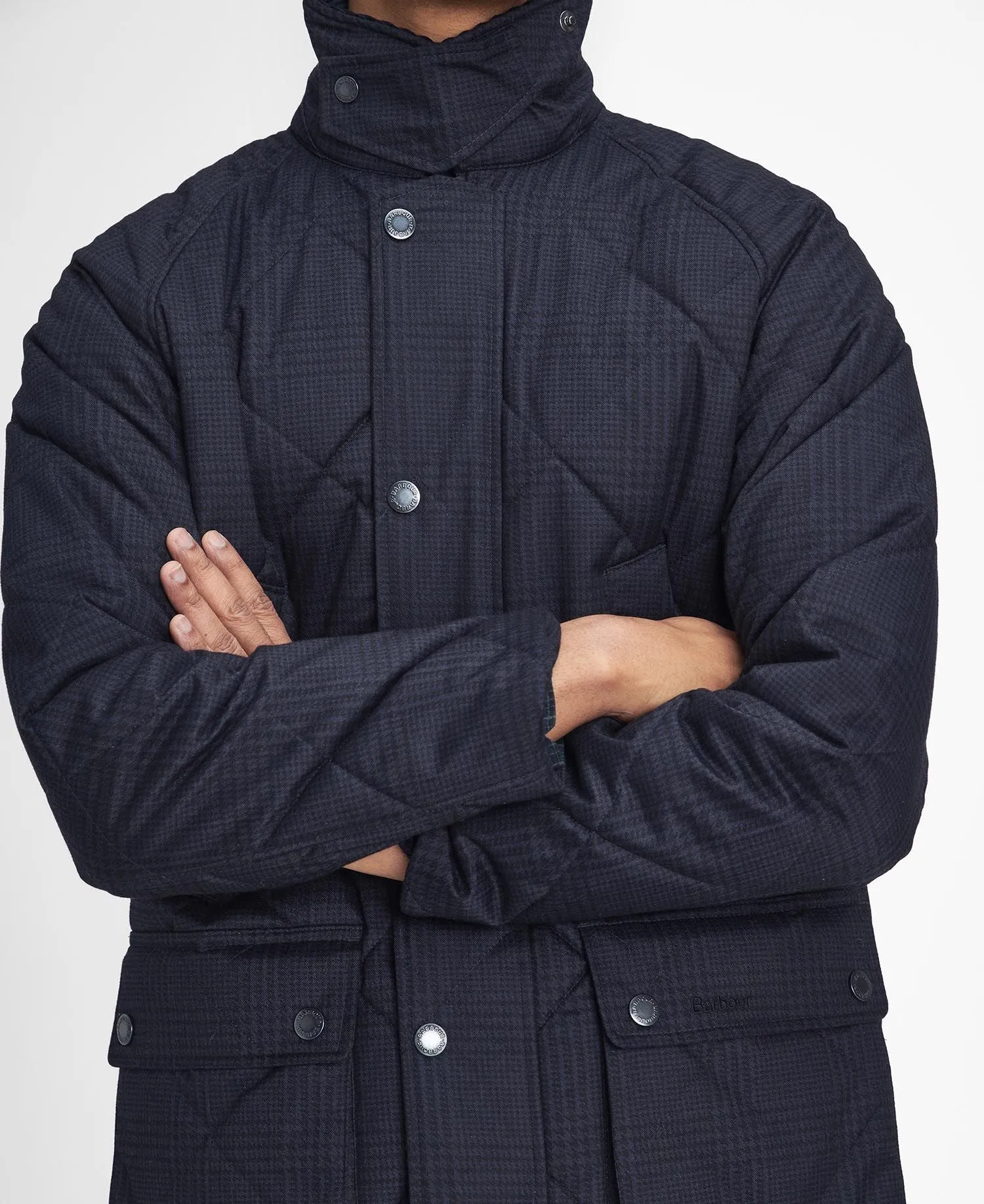 Barbour - Winter Bedale Quilted Jacket, Navy