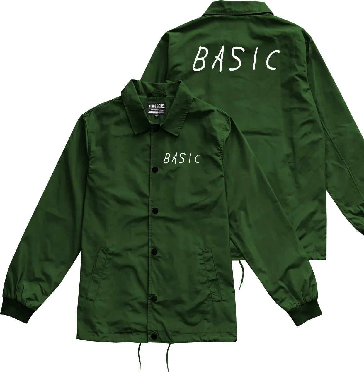 Basic Plain Mens Coaches Jacket