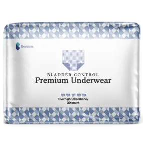 Because Premium Underwear for Men (Overnight)