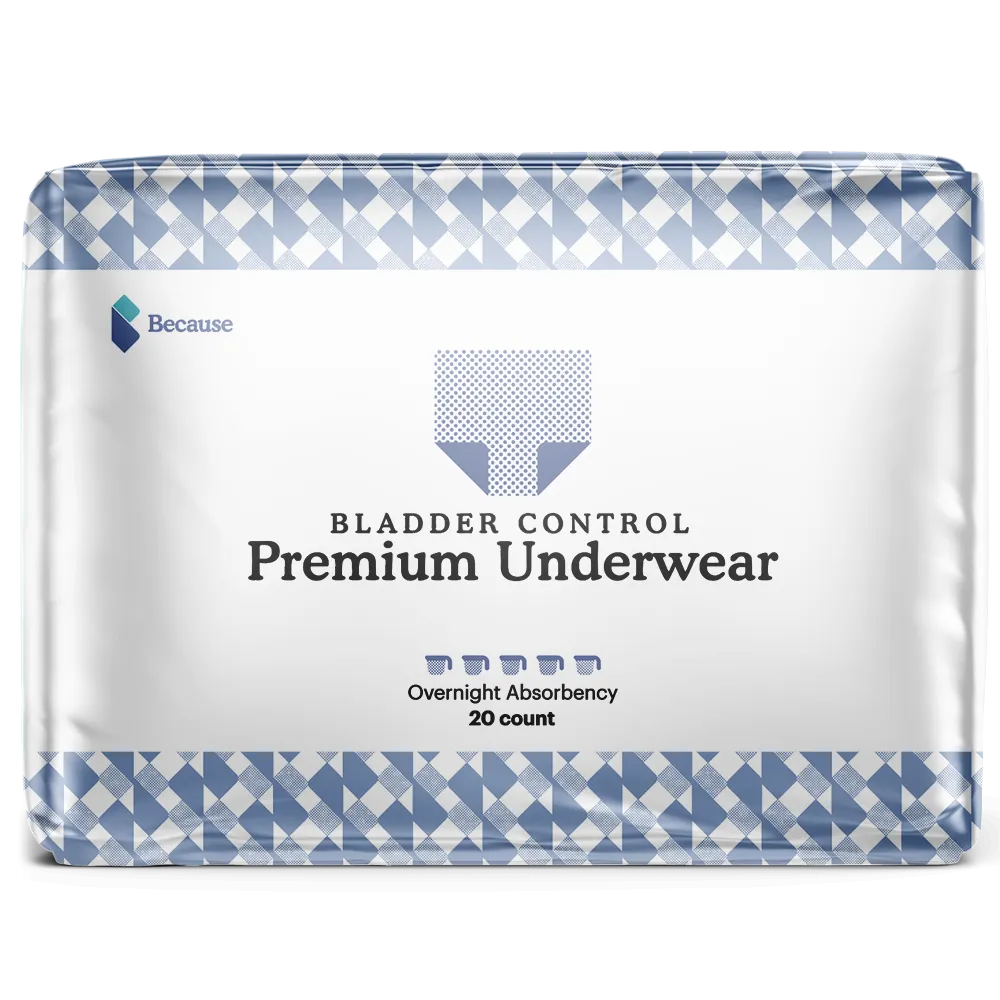 Because Premium Underwear for Men (Overnight)