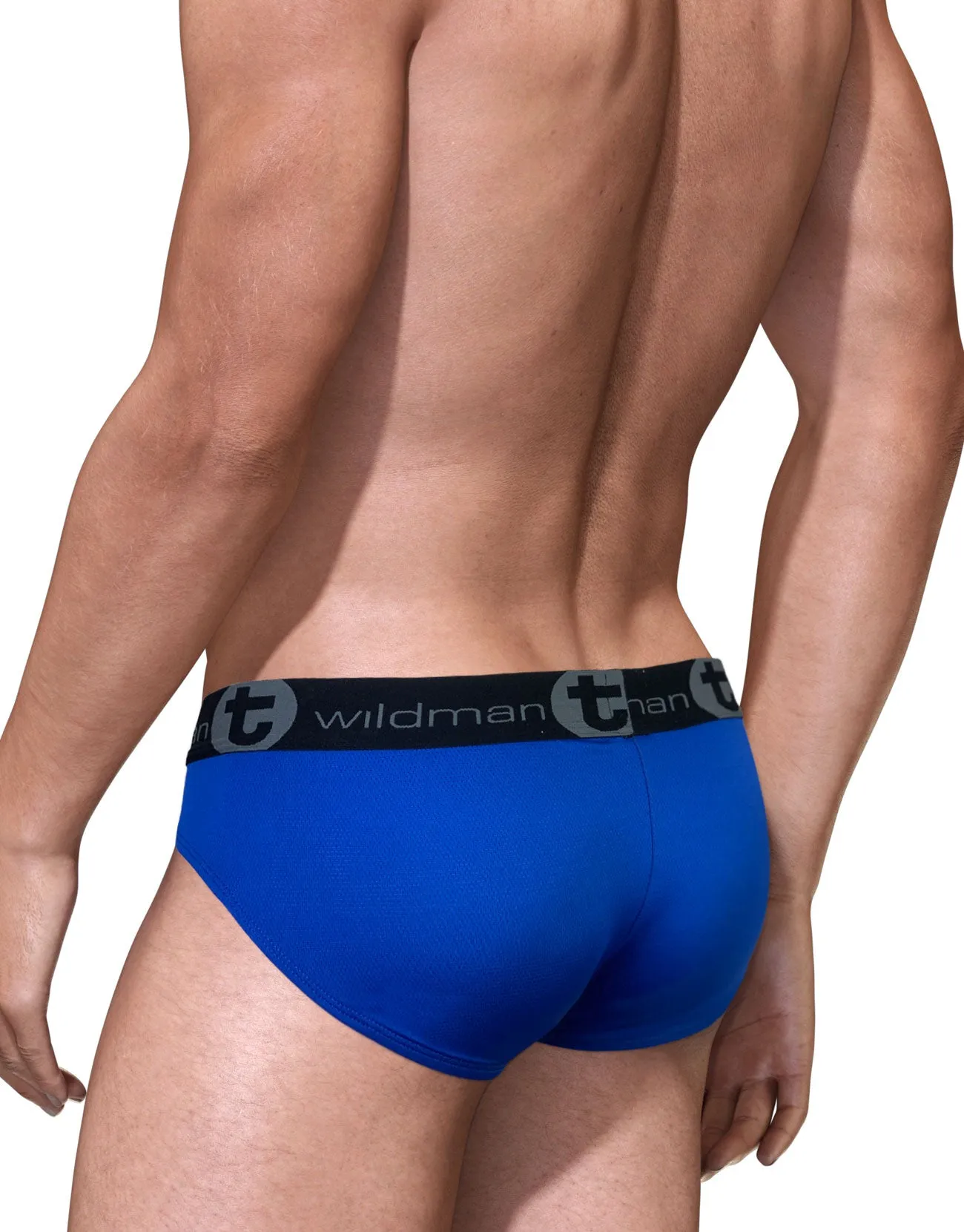 BIG BOY POUCH MESH BRIEF ROYAL BLUE