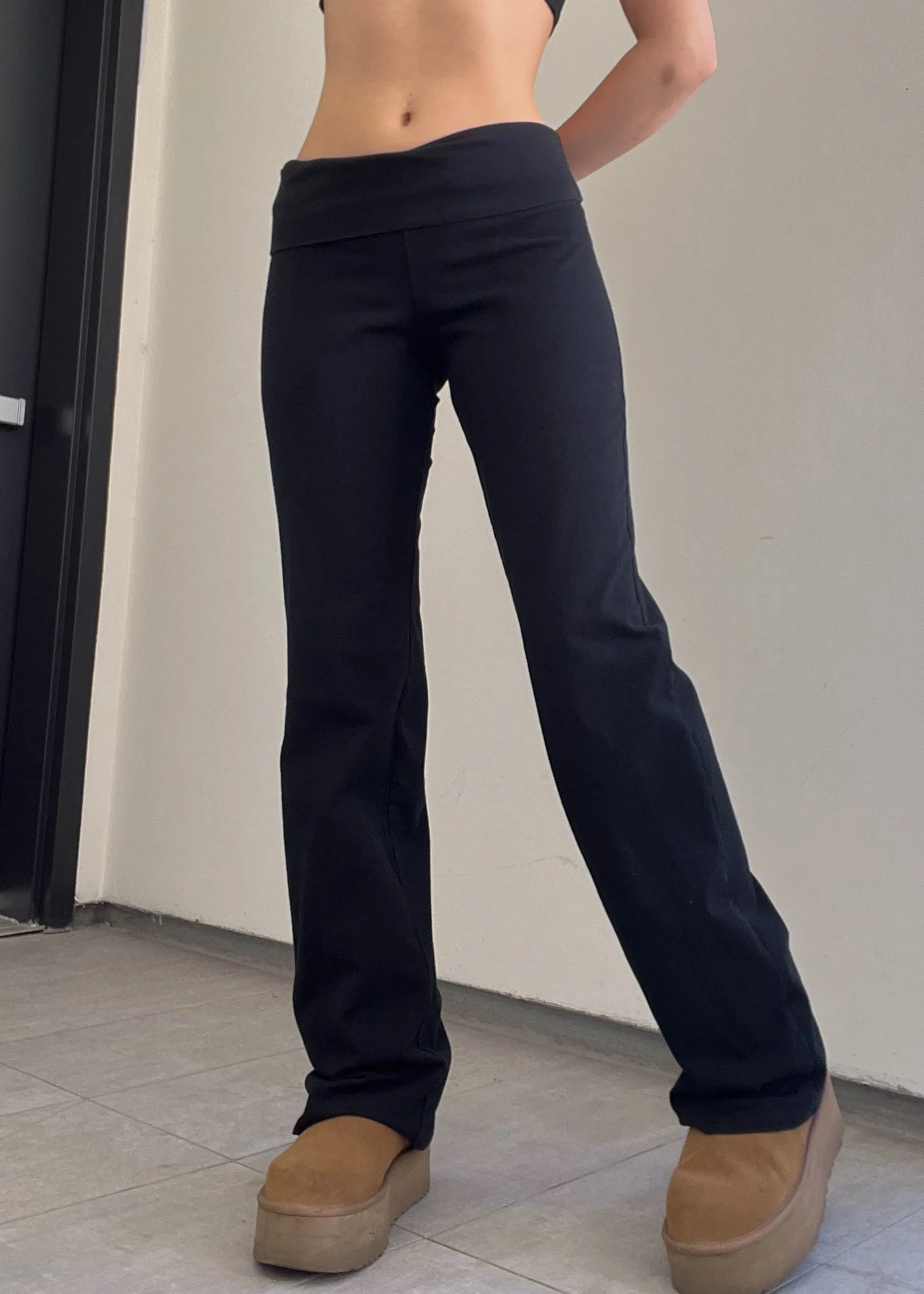 Black Athletic Flares (L-XL)