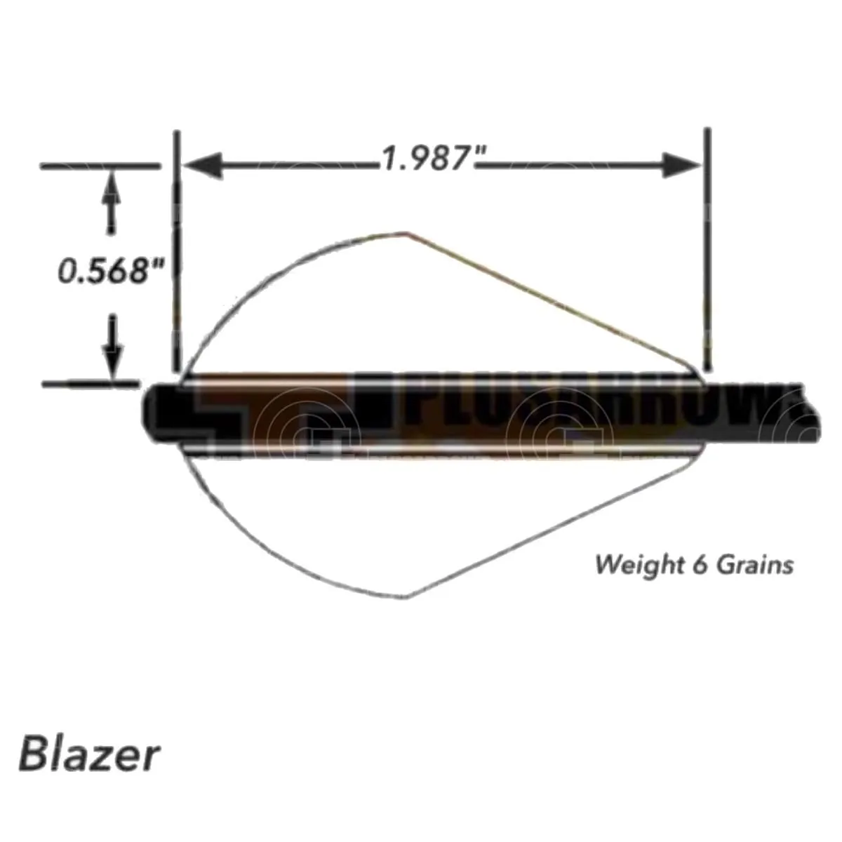 Bohning Blazer 2" Tiger Vanes (100 Pack)