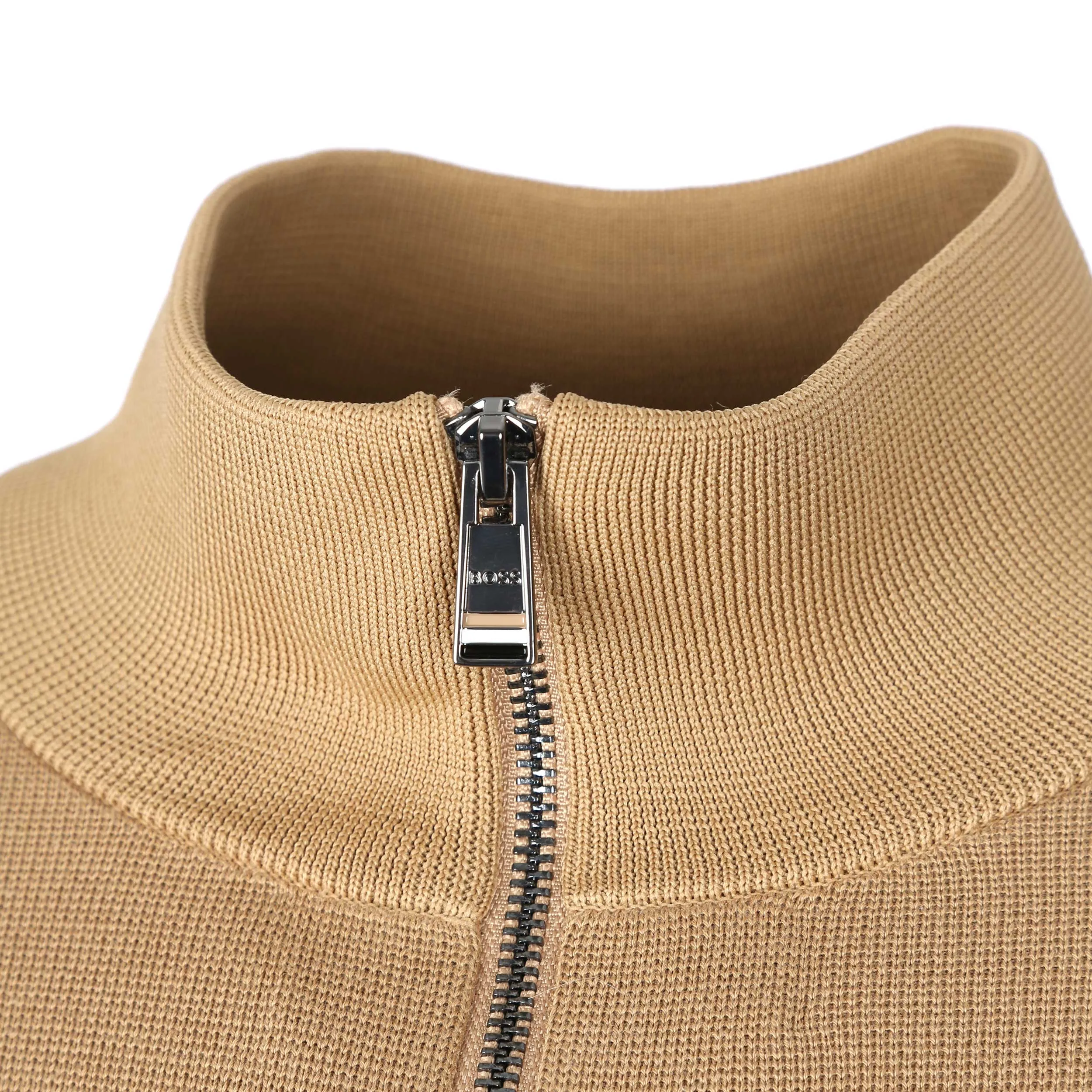 BOSS Fisio Knitwear in Medium Beige