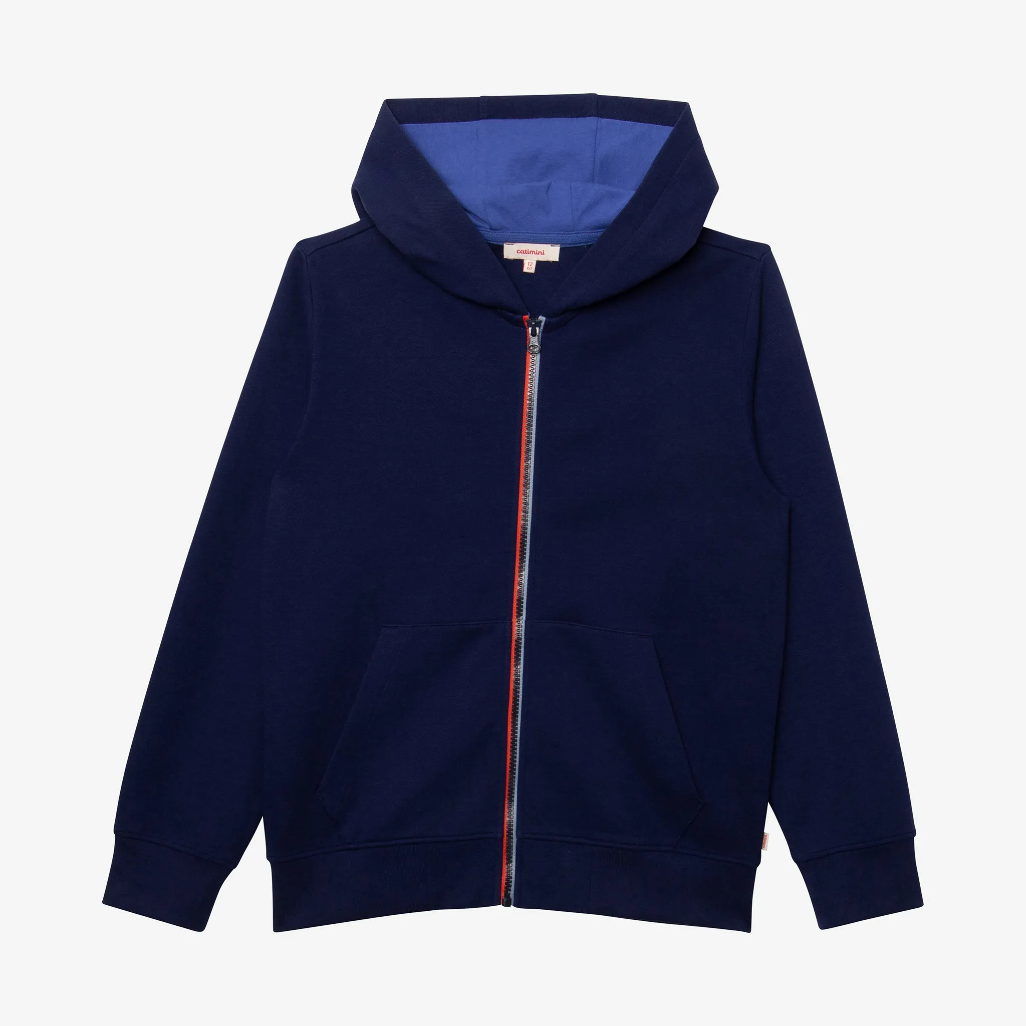 Boys' indigo blue cardigan