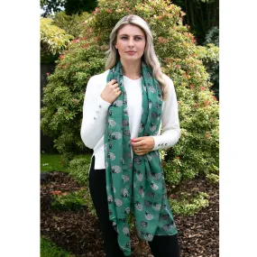 British Sheep Scarf: Green