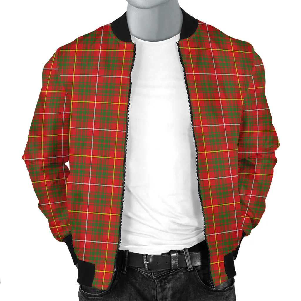 Bruce Modern Tartan Bomber Jacket