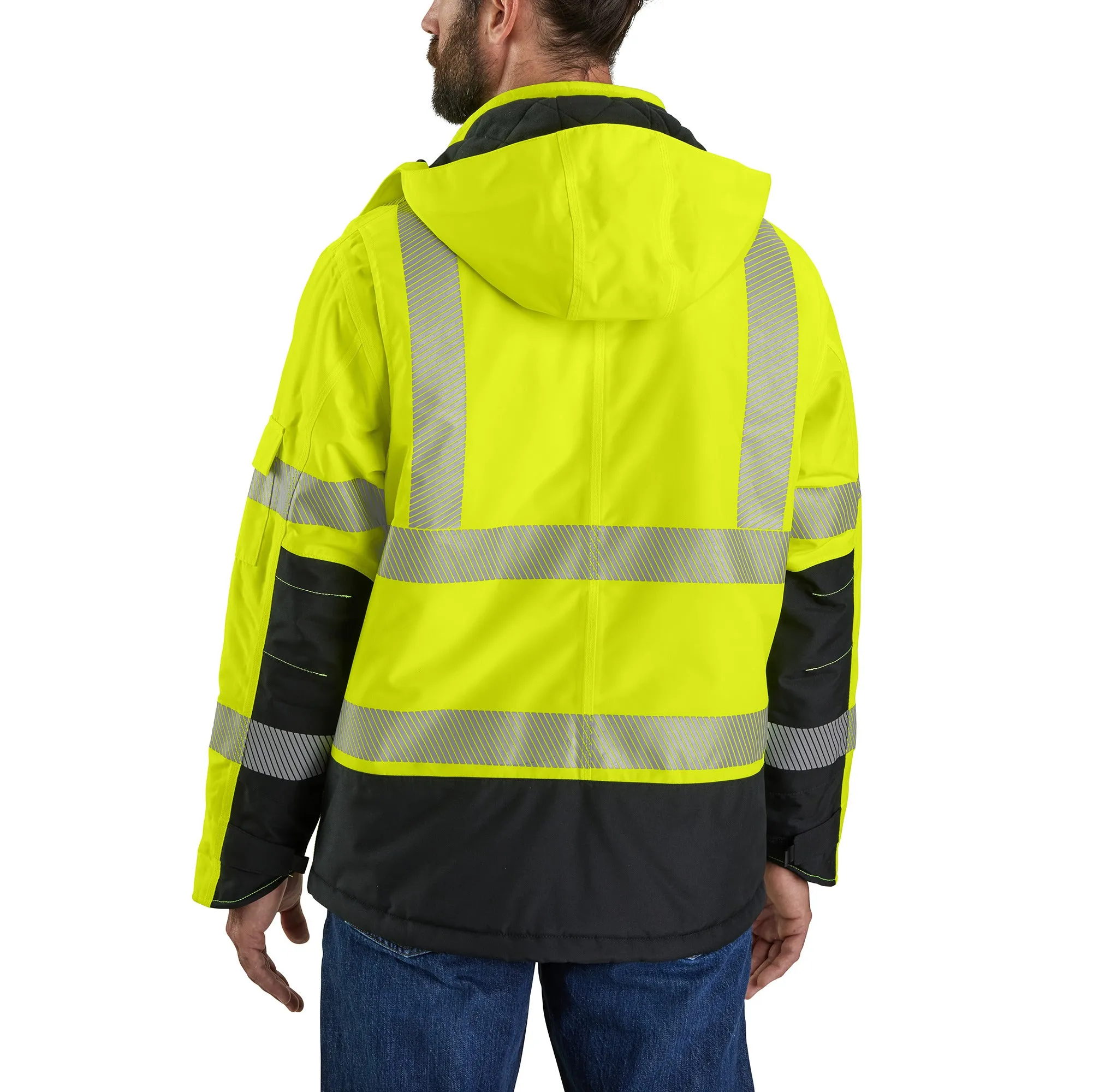 Carhartt Men's Waterproof High-Vis Class 3 Sherwood Jacket