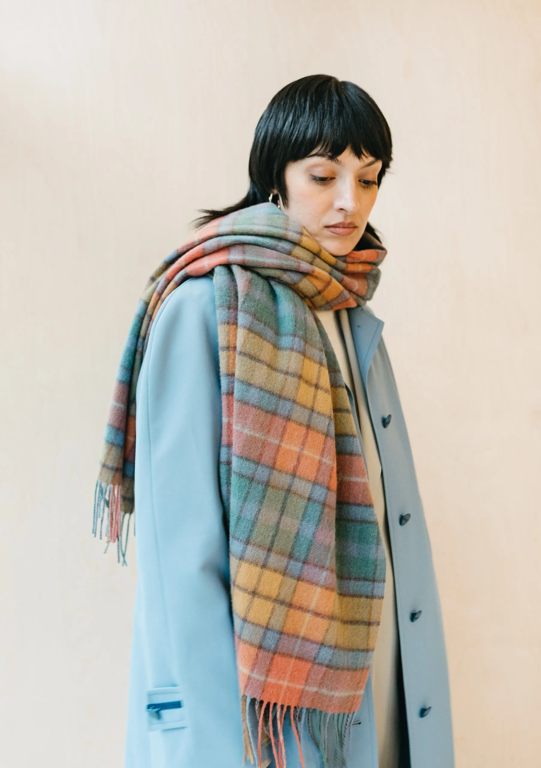 Cashmere Blanket Scarf in Buchanan Antique Tartan