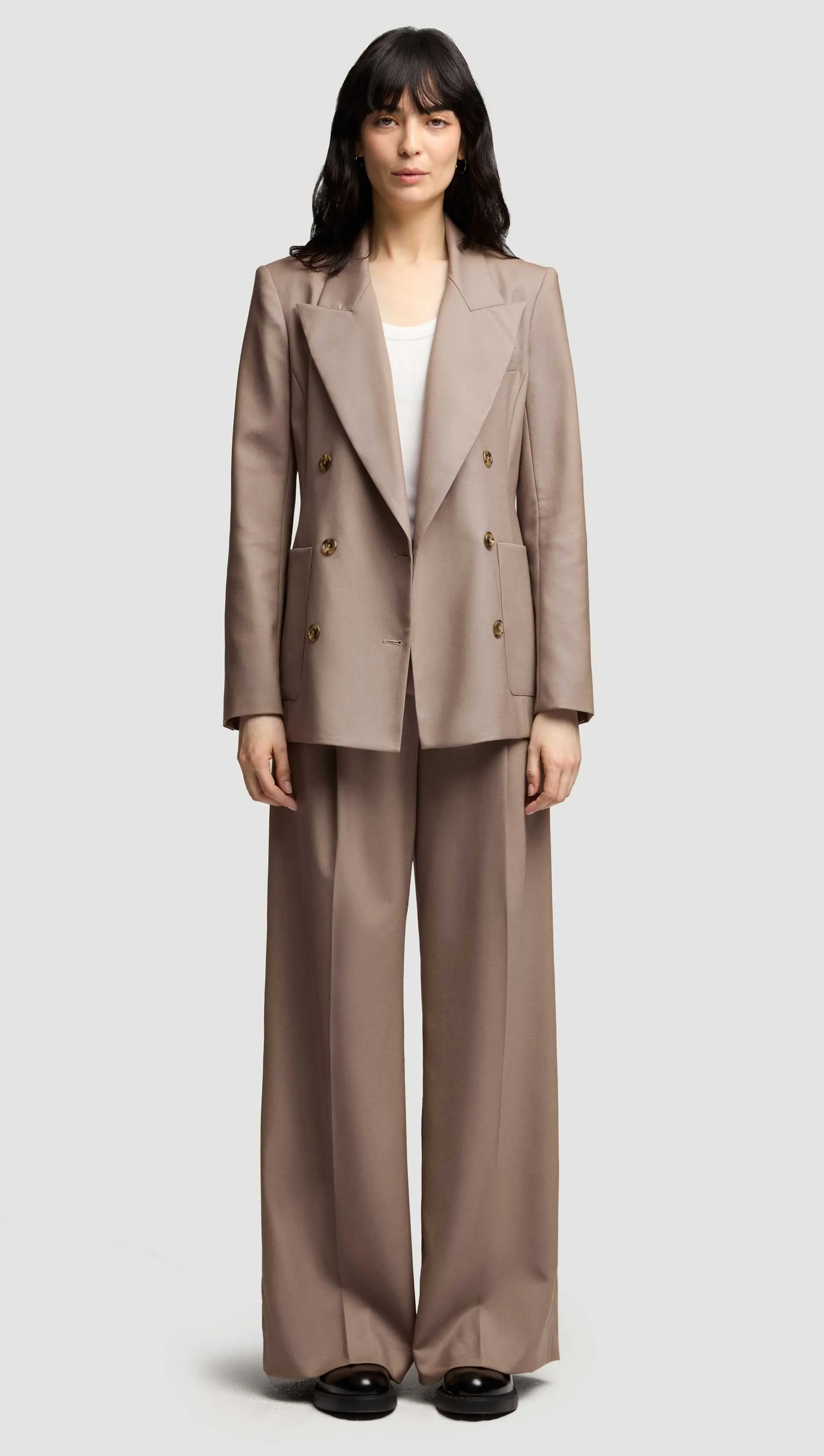 Chelsea Blazer in Seasonless Wool | Taupe