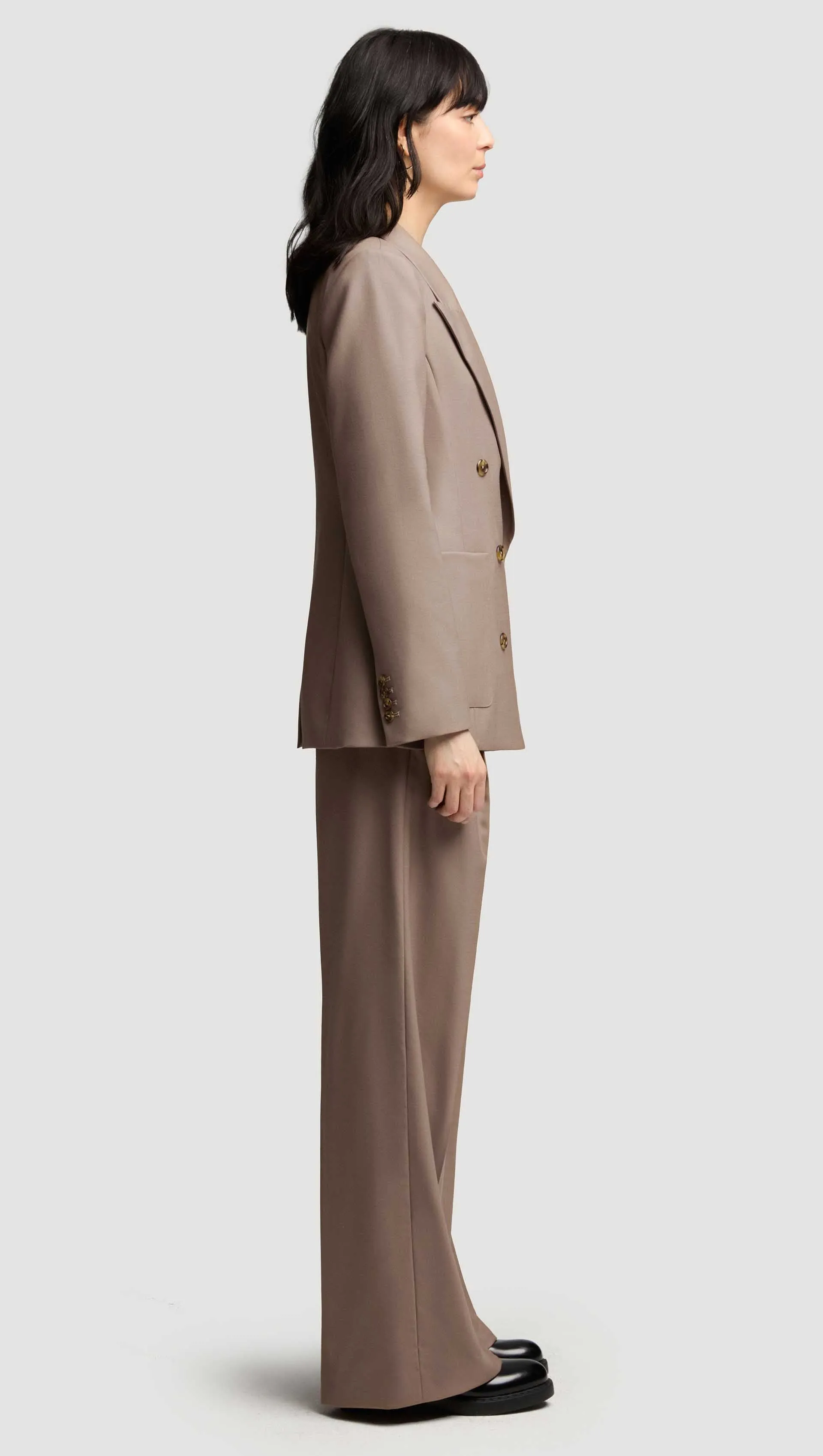 Chelsea Blazer in Seasonless Wool | Taupe