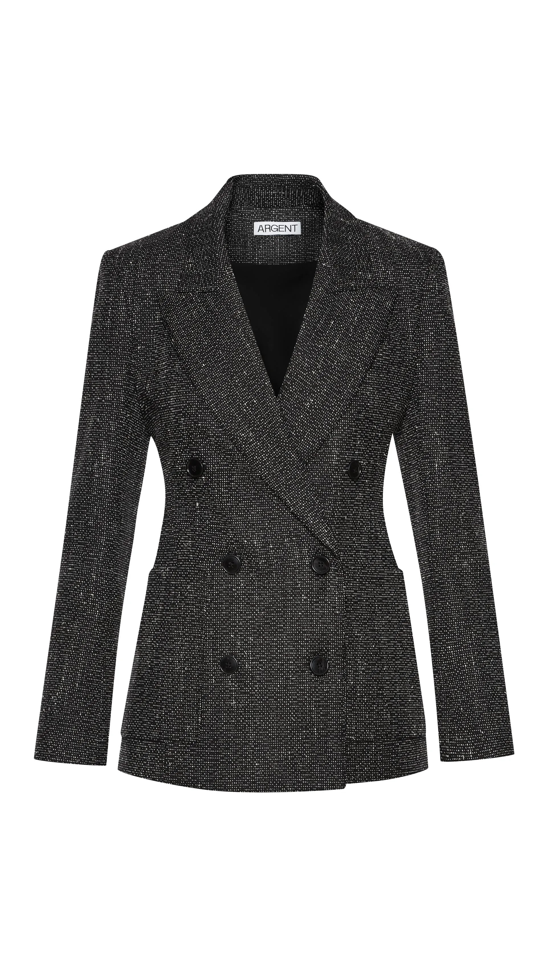 Chelsea Blazer in Tweed | Black/White