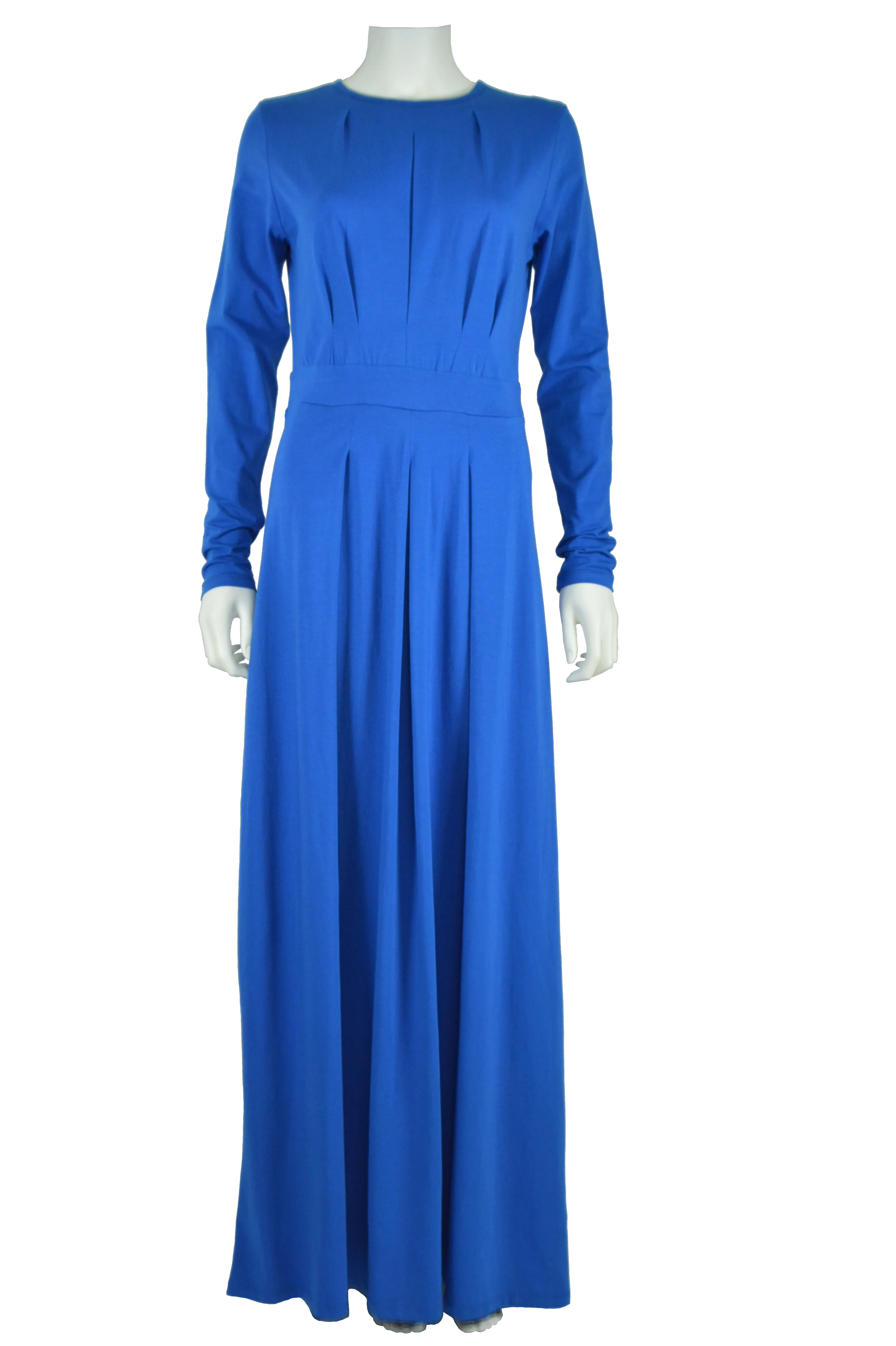 Chic Knit Maxi Dress- Blue