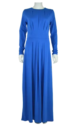 Chic Knit Maxi Dress- Blue