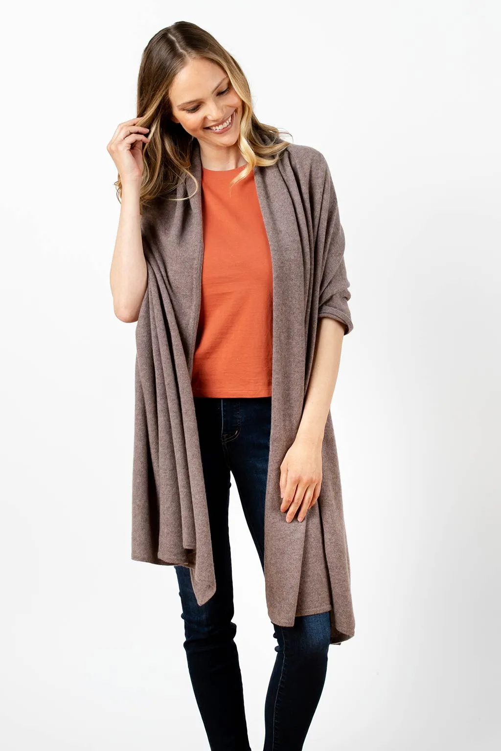 Chunky Travel Wrap - Nutmeg