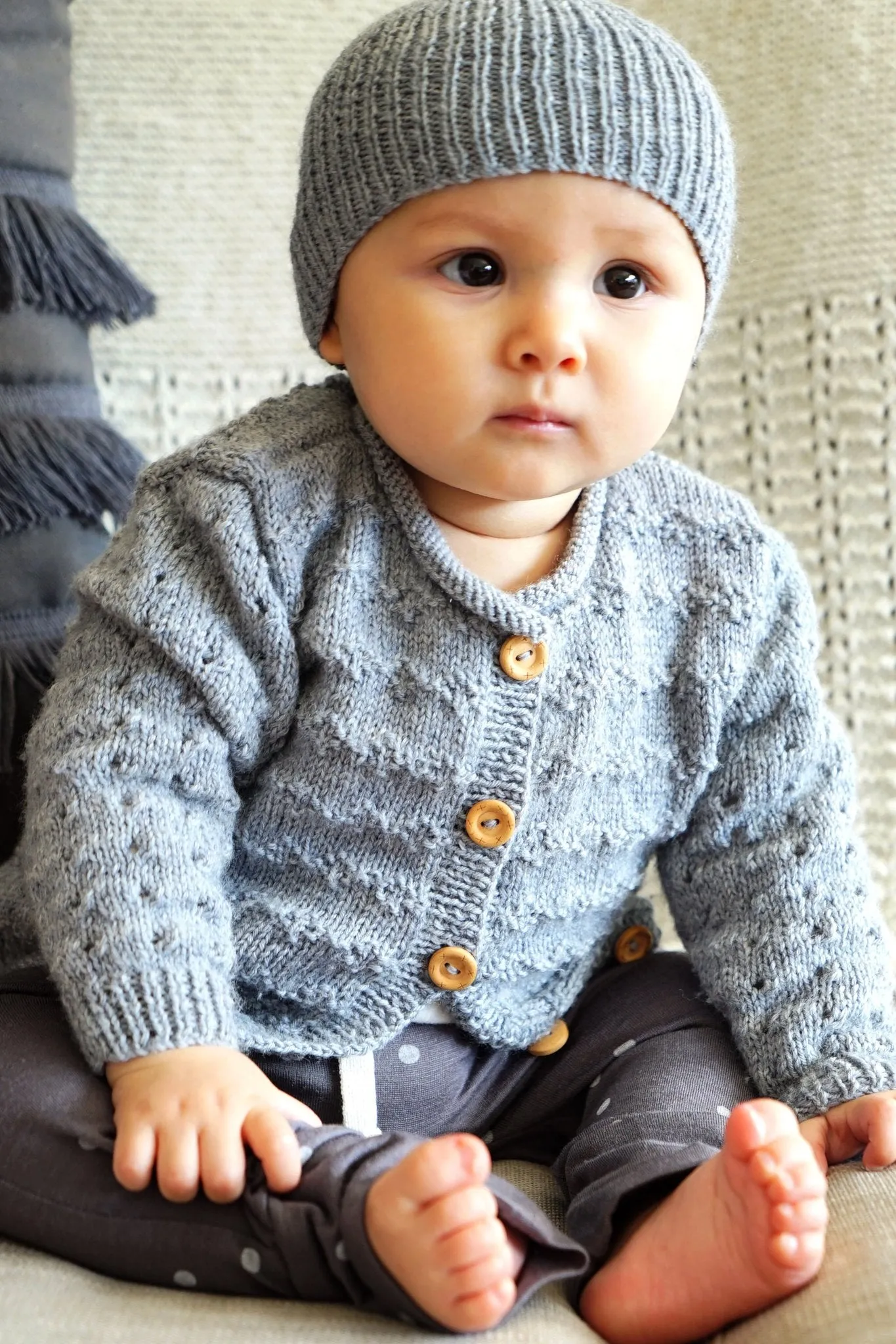 Clementina Cardi and Hat Knit Pattern