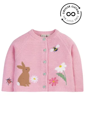 Colby cardigan pink - jellyfish rabbit