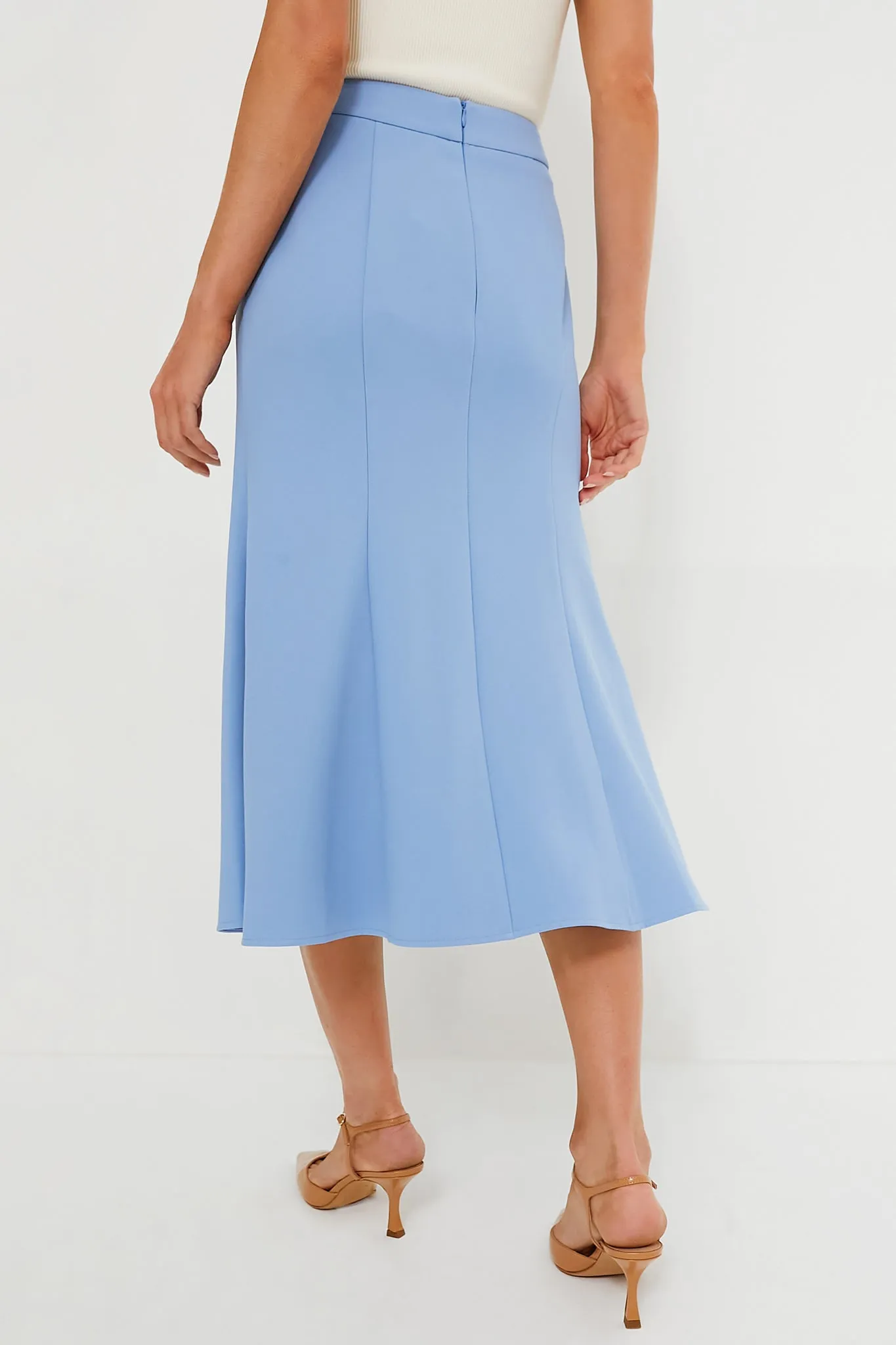 Cornflower Blue Iris Skirt