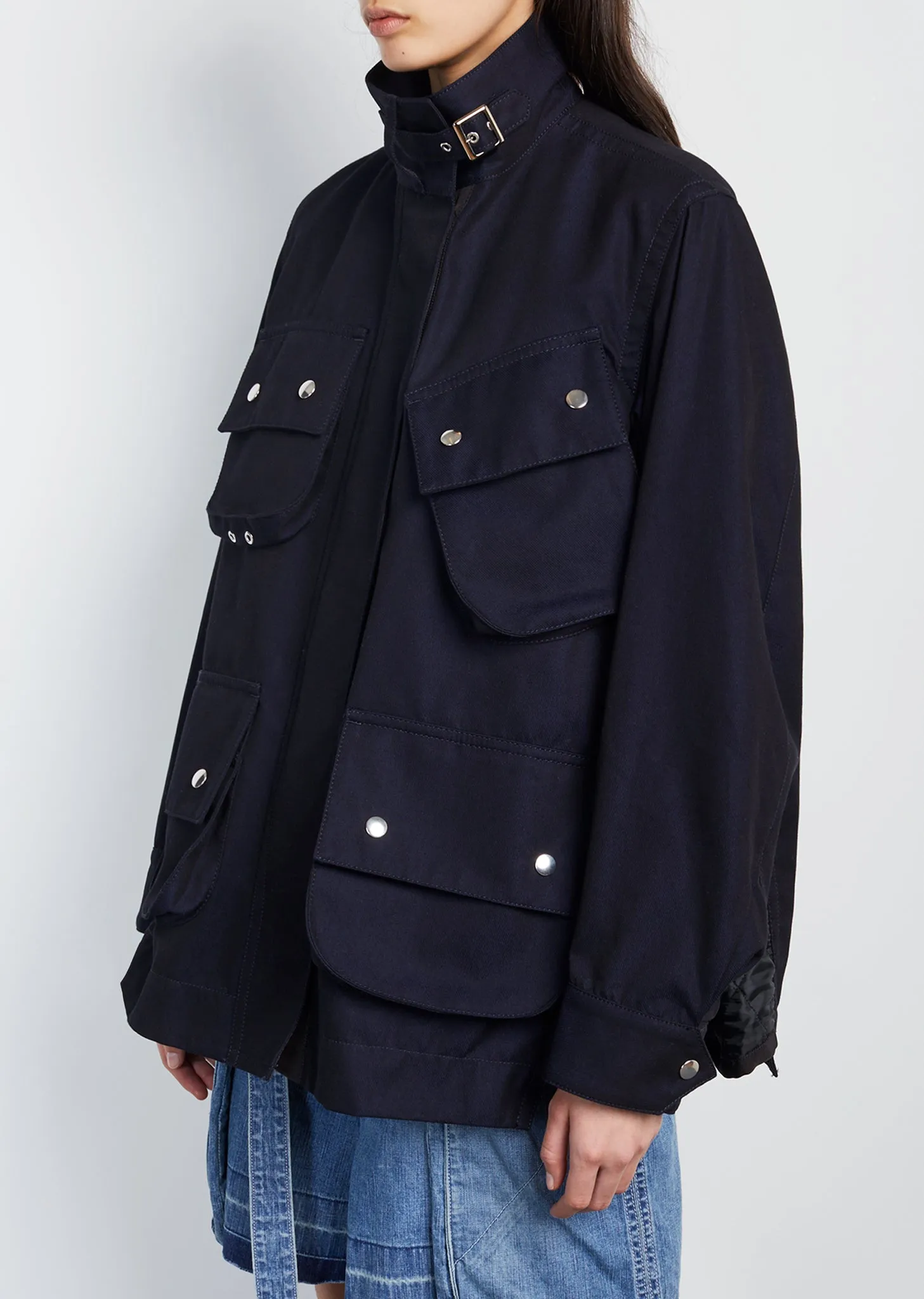 Cotton Twill Blouson Parka