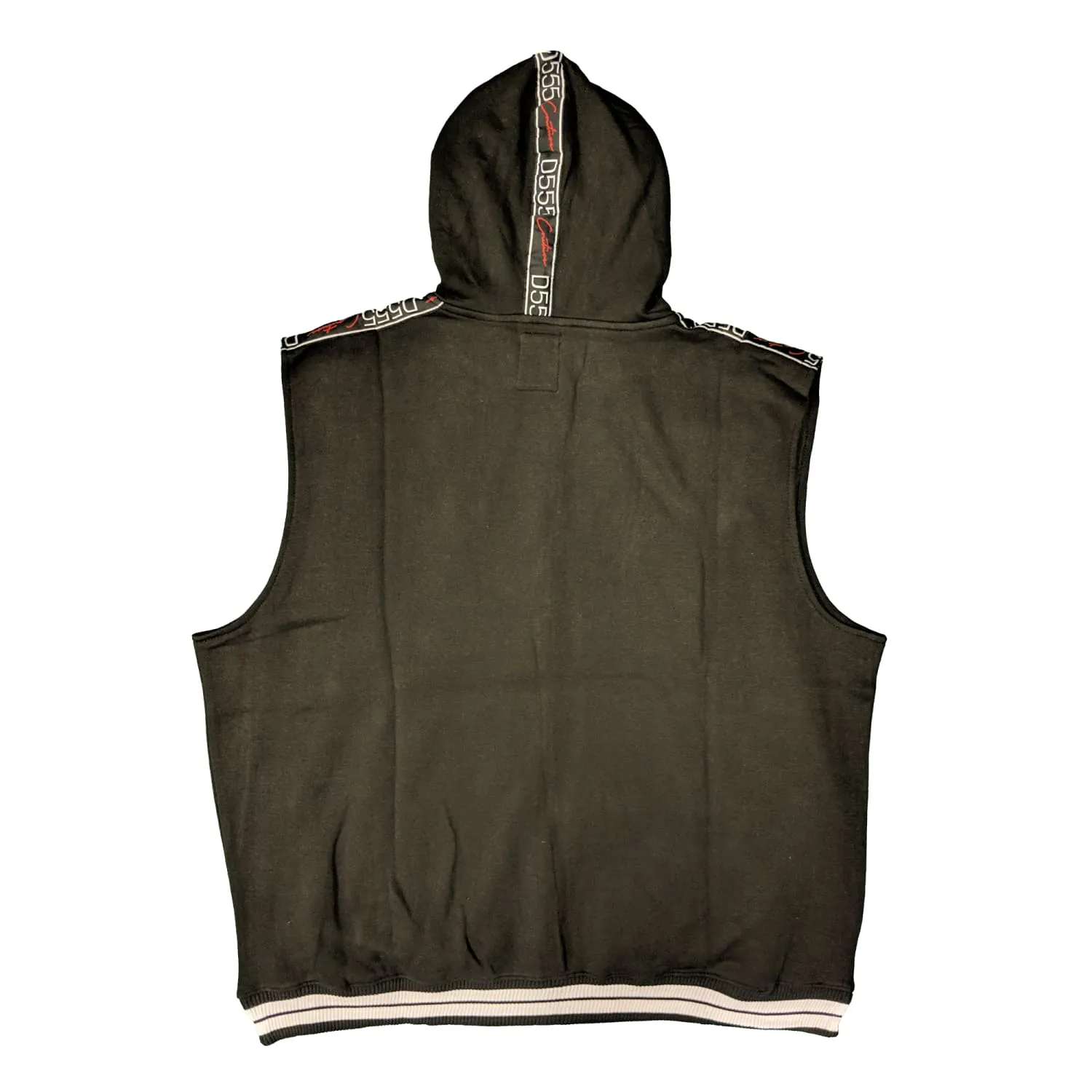 D555 Sleeveless Hoody - KS60217 - Chemung - Black