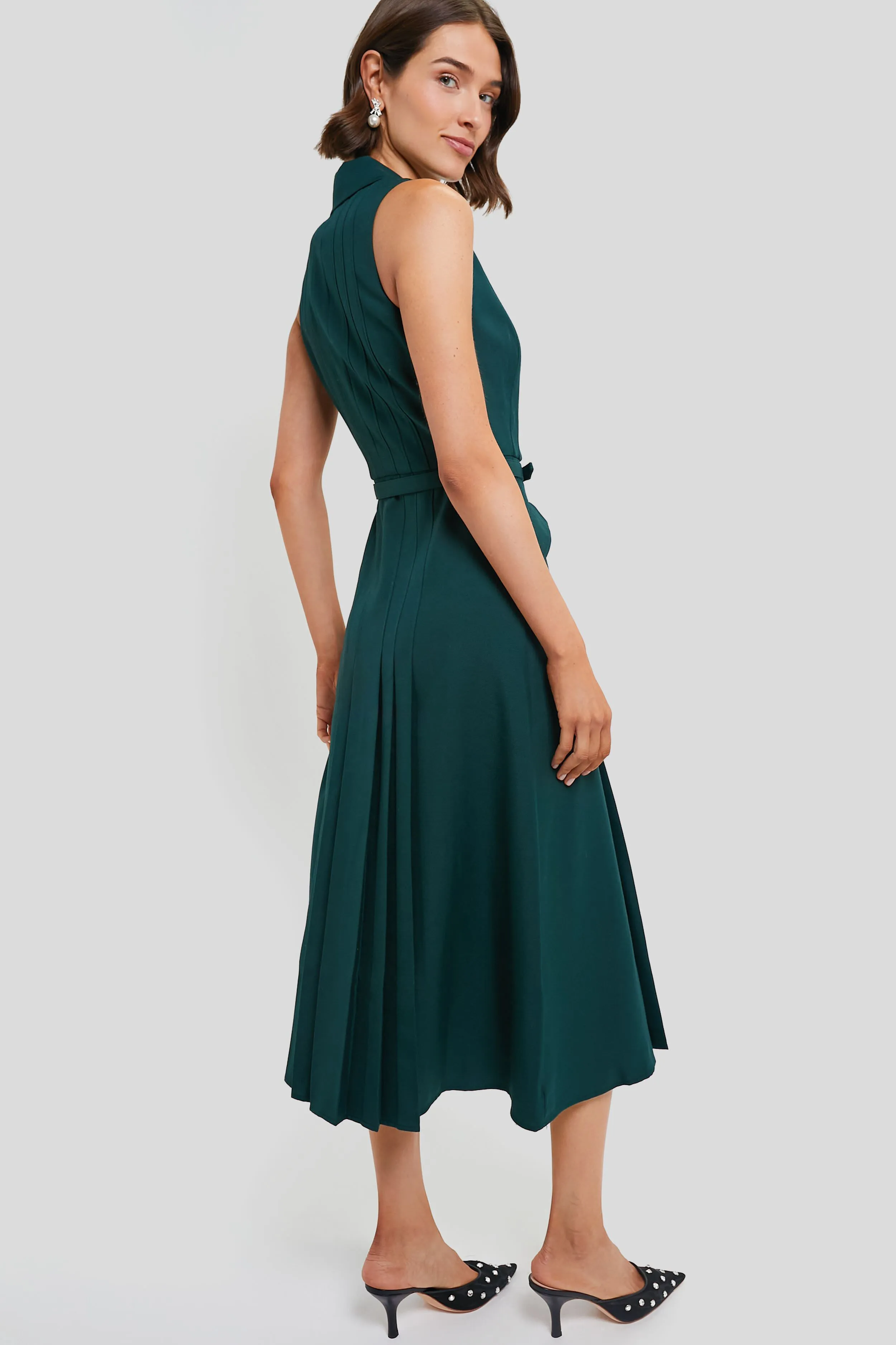 Dark Forest Green Livi Dress