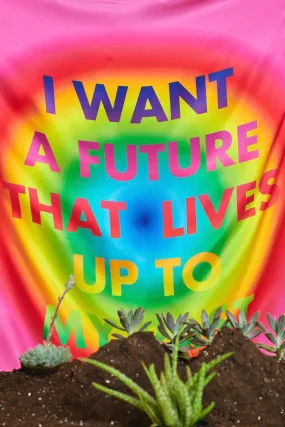 David McDiarmid x Third Drawer Down Silk Scarf: I Want a Future That Lives Up To My Past