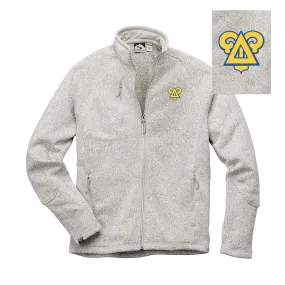 Delta Upsilon Embroidered Crest Full Zip