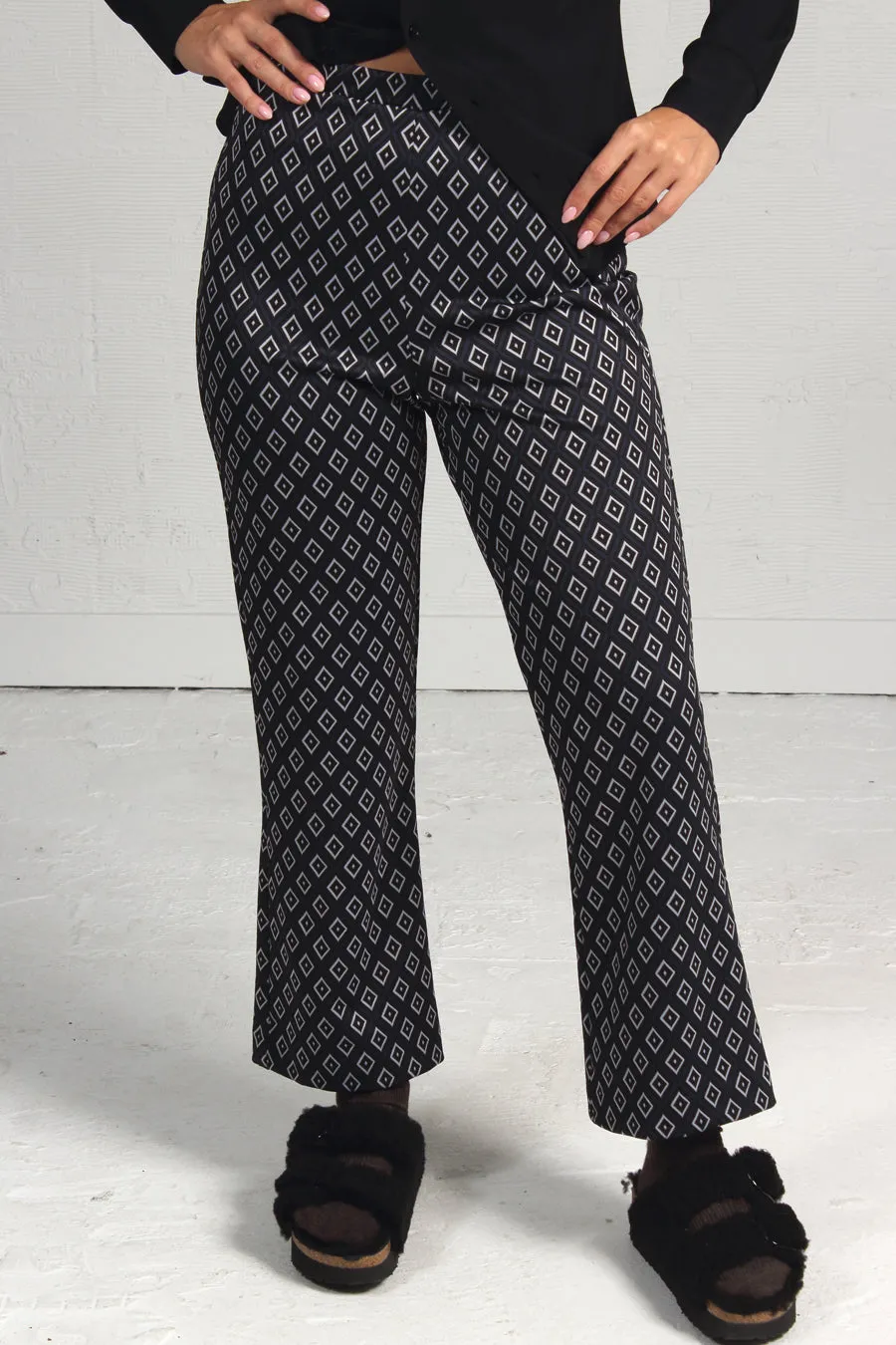 Diamond Jacquard Santana Pant - small and medium back in stock