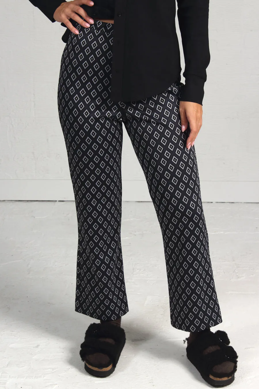 Diamond Jacquard Santana Pant - small and medium back in stock