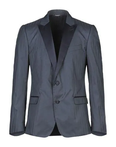 Dolce & Gabbana Man Blazer Slate blue 44 suit