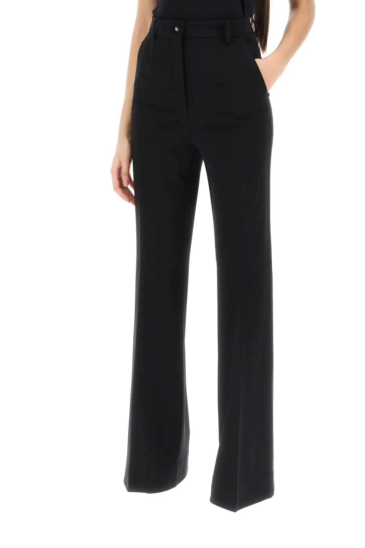 Dolce & Gabbana Milano-Stitch Flared Pants