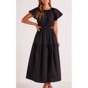 Dress Allegra Cutout Midi - Black