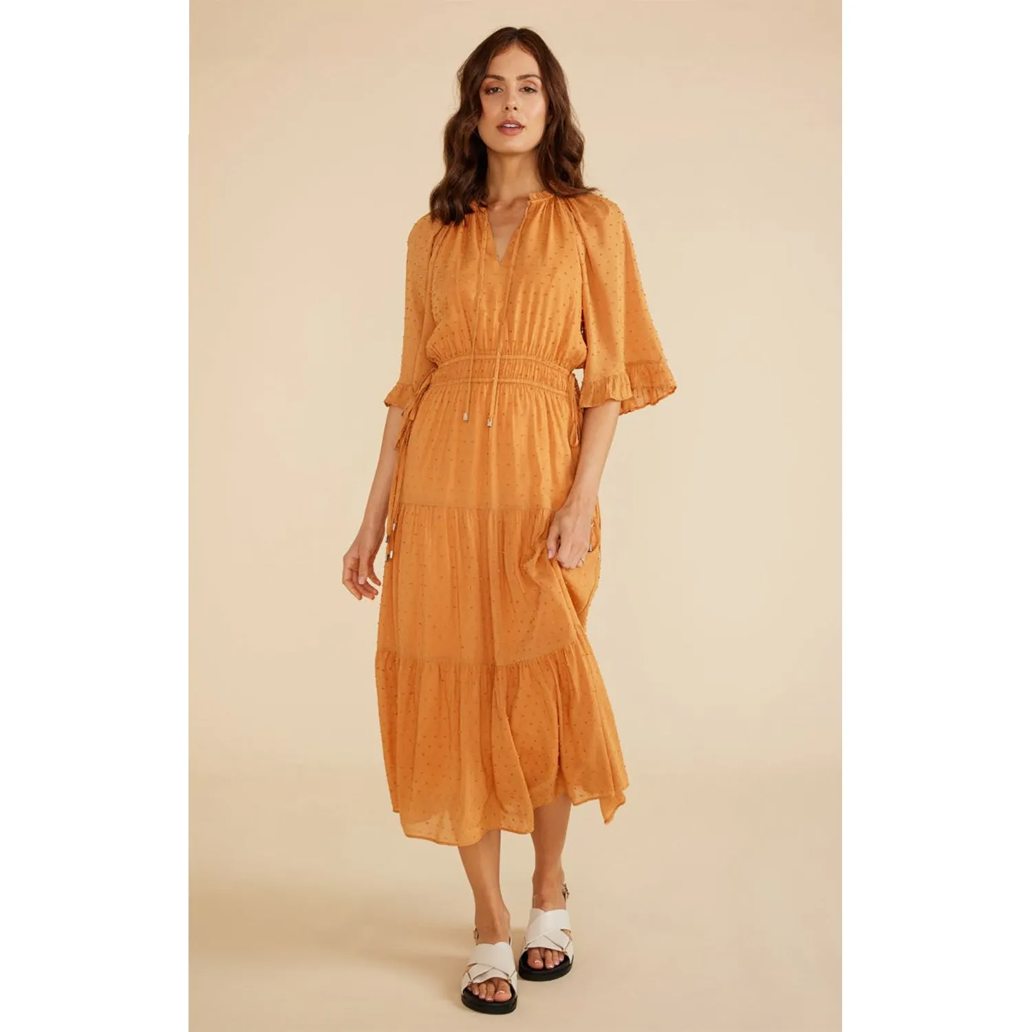 Dress Dahlia Midi - Honey