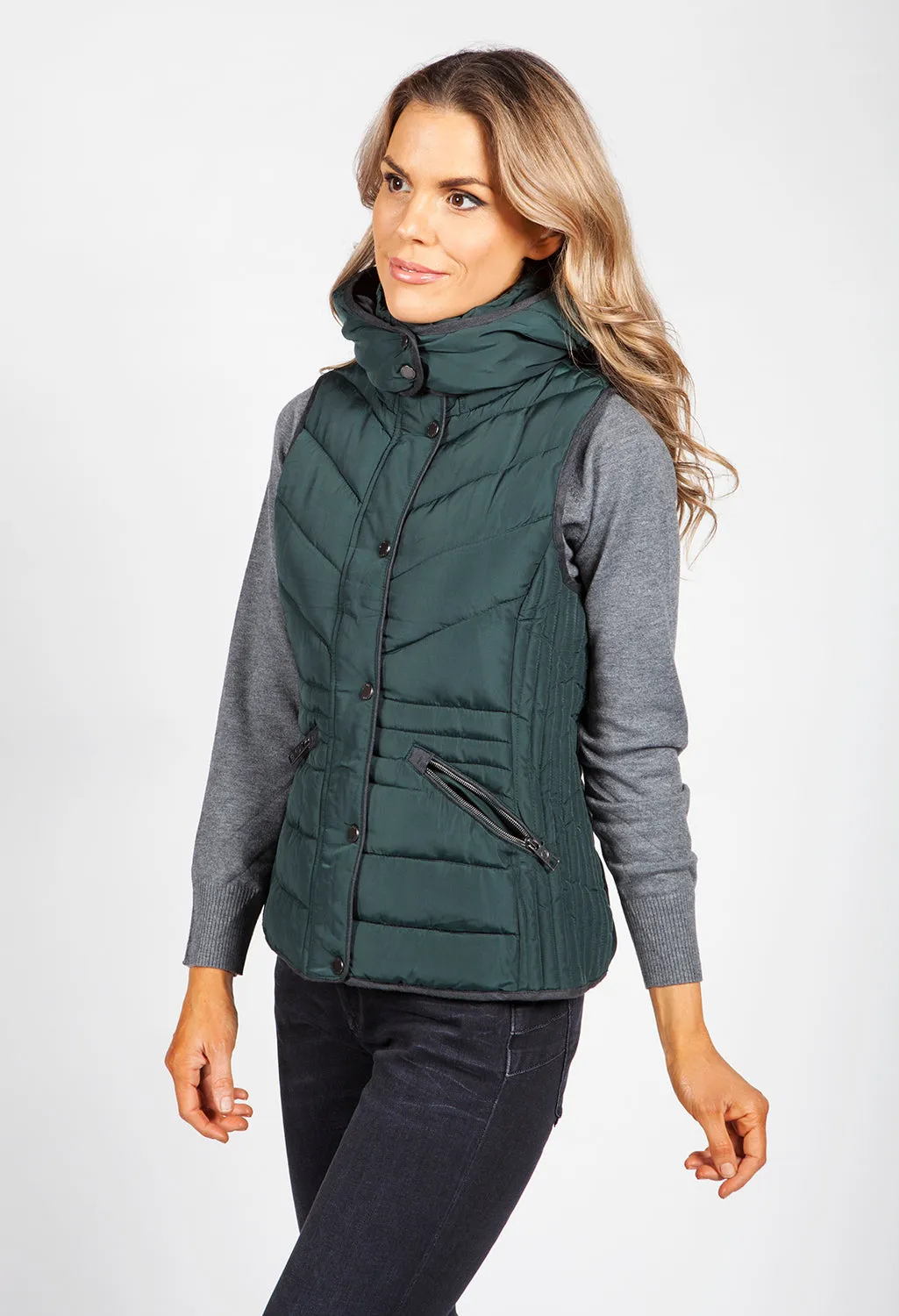 Emerald Hooded Gilet