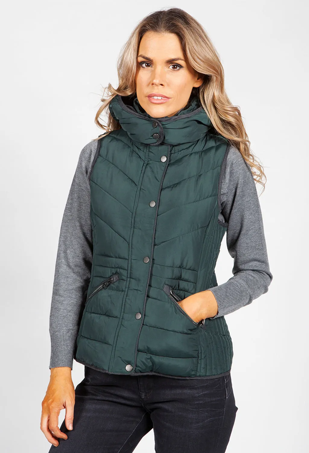 Emerald Hooded Gilet