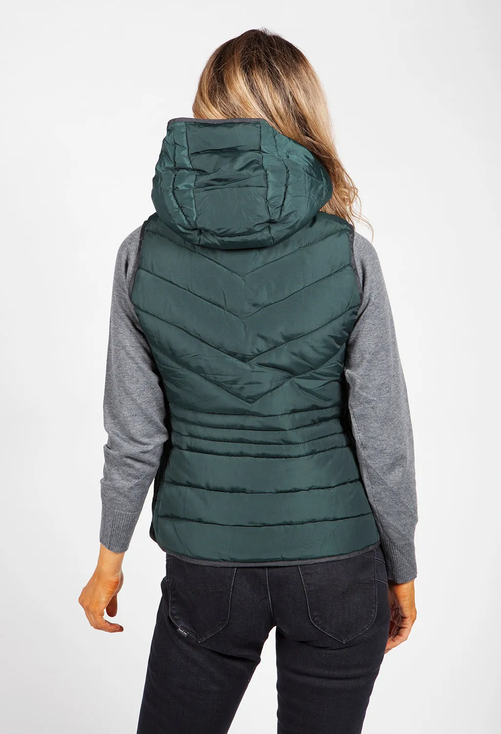 Emerald Hooded Gilet