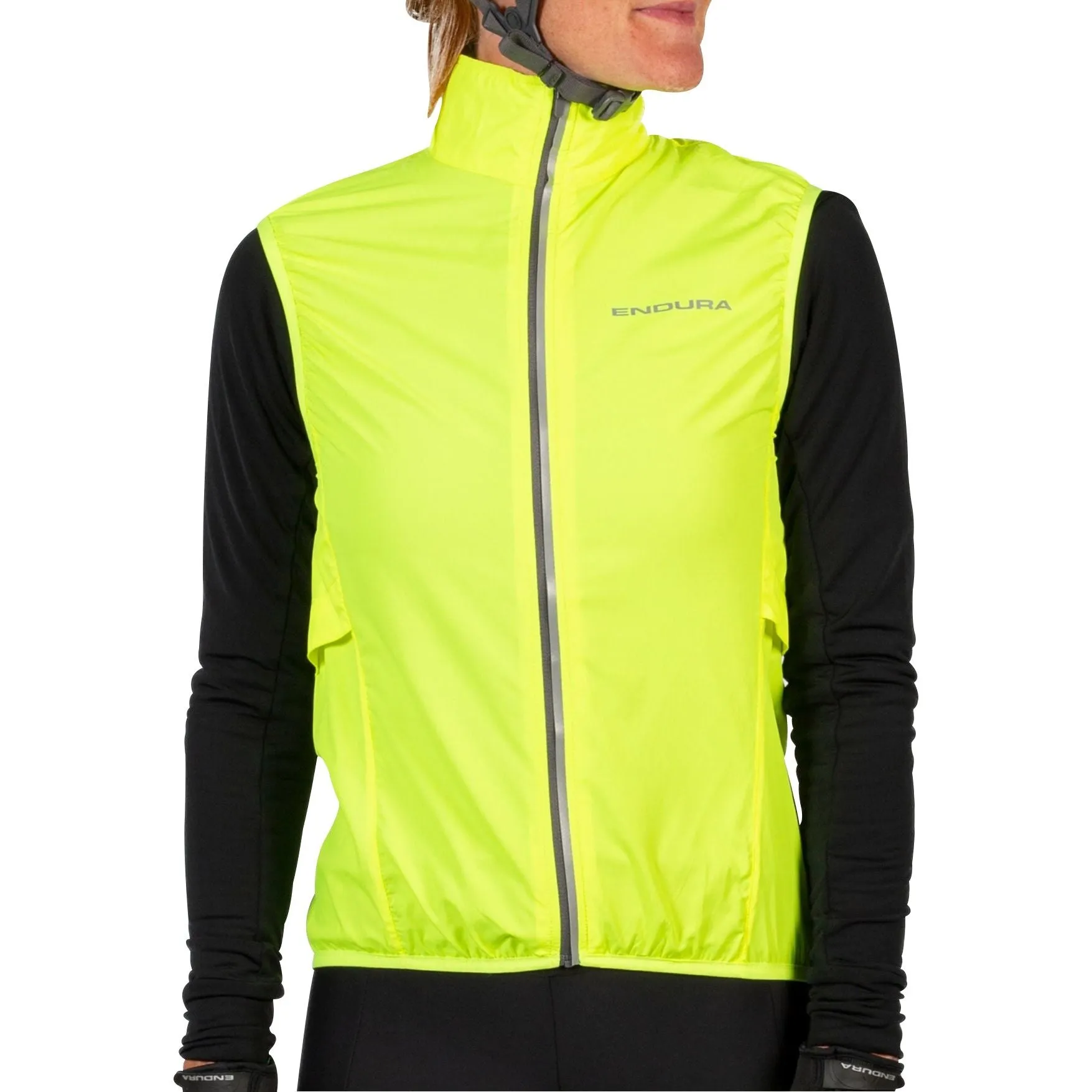 Endura Pakagilet Womens Cycling Gilet - Yellow