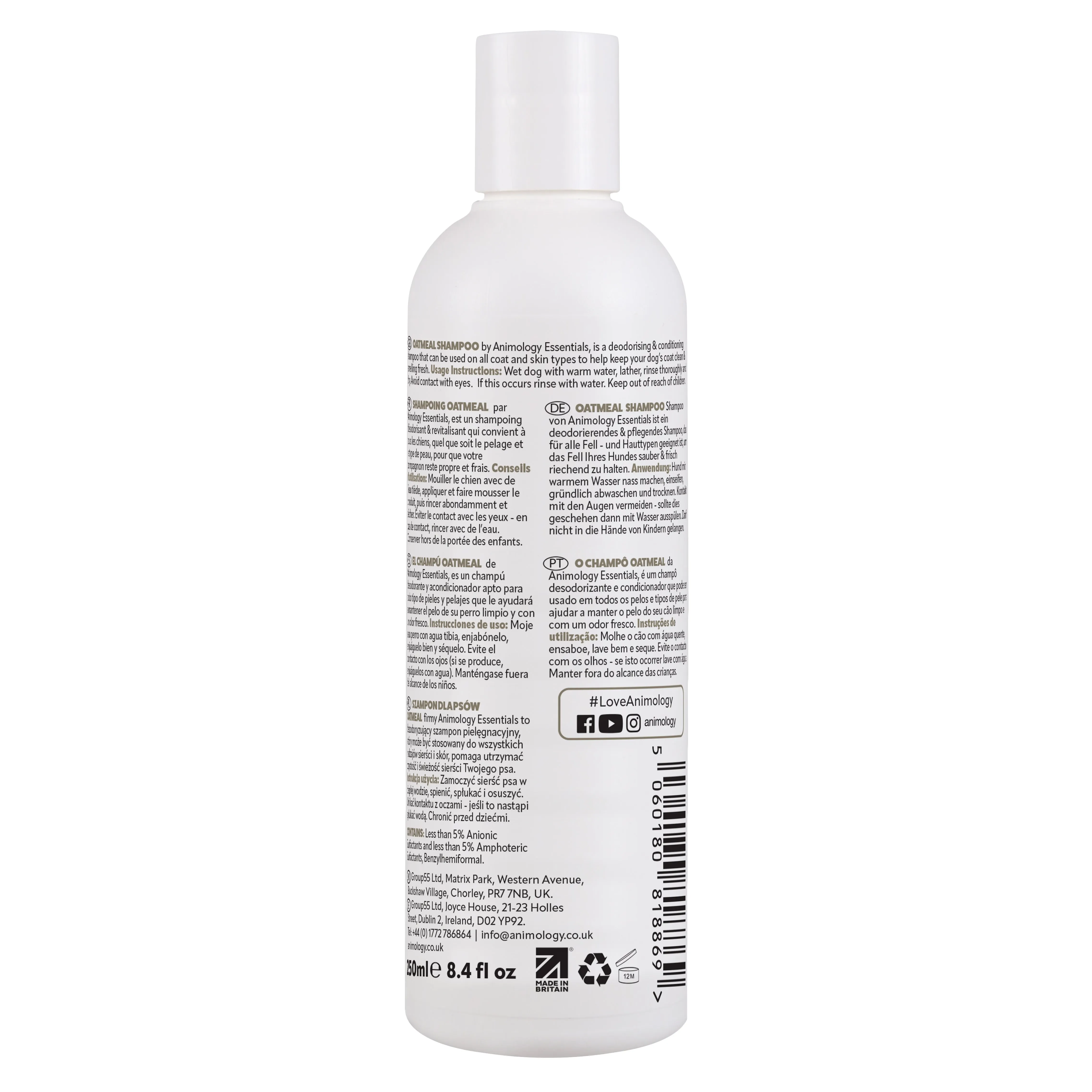 Essentials Oatmeal Shampoo 250ml