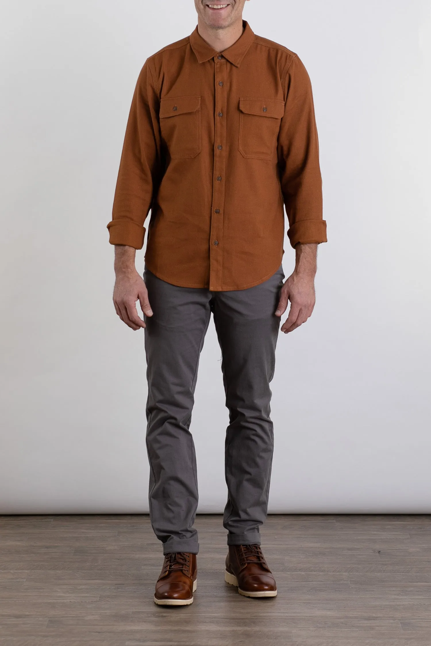 Eugene Utility Shirt / Russet