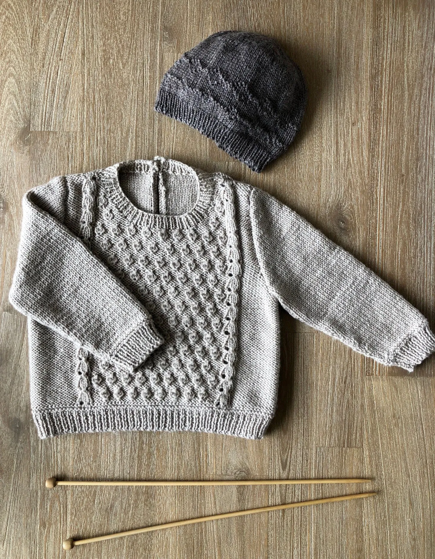 Everleigh Sweater and Hat