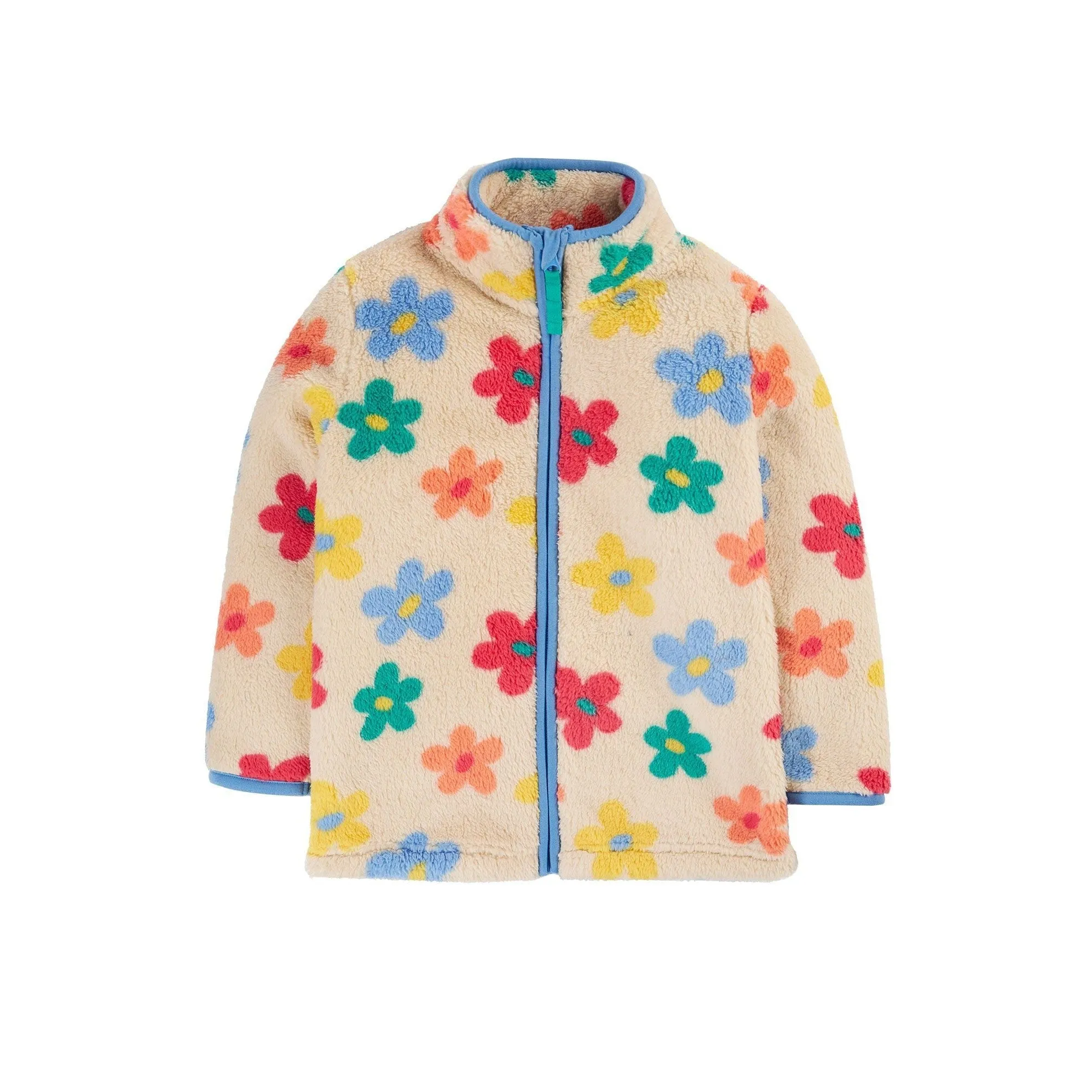 Flower Pop Zipped Ted Fleece Jacket