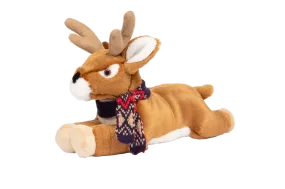 Fluff & Tuff Robbie Reindeer Plush Holiday Toy for Dogs